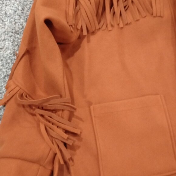 💲SOLD💲Forever 21 Fringe shacket jacket - Picture 7 of 9